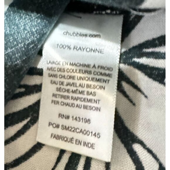 NWT CHUBBIES HAWAIIAN SUNDAY SHIRT SZ L THE VISUAL FERNER FLORAL ALL OVER PRINT - Picture 6 of 7